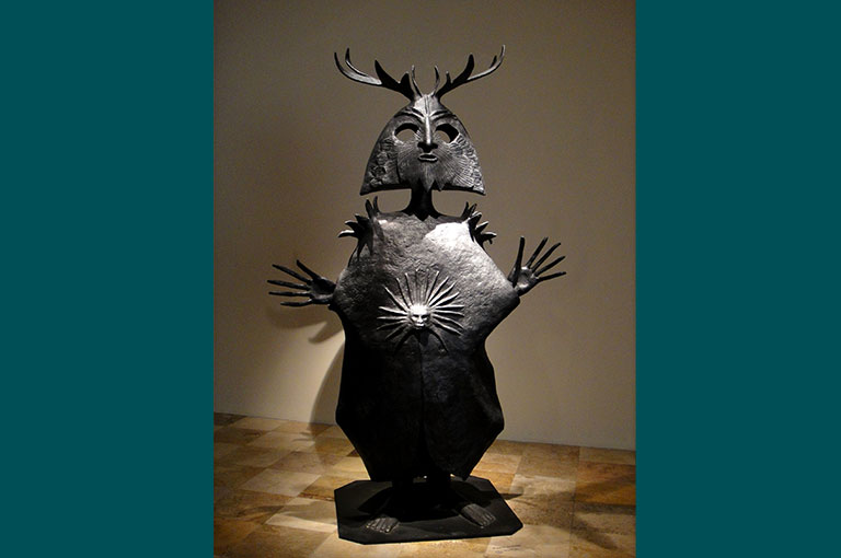 Leonora Carrington, El sueño del fuego, 2007, bronce.