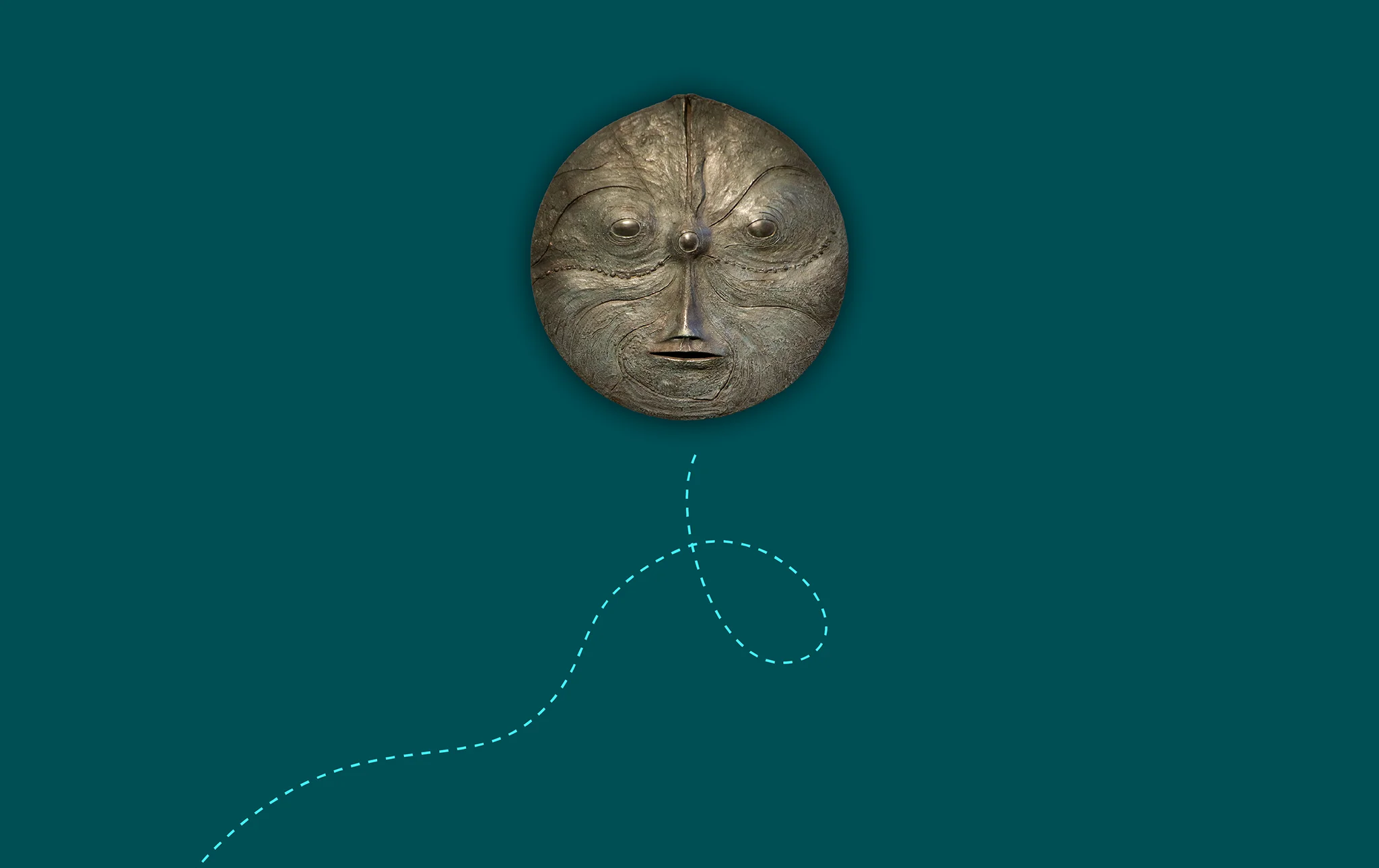 Leonora Carrington, Máscara carnívora, bronce a la cera perdida.